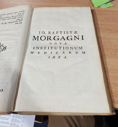 Lot 346 - Morgagni, J.B: Opuscula Miscellanea Quorum Non...