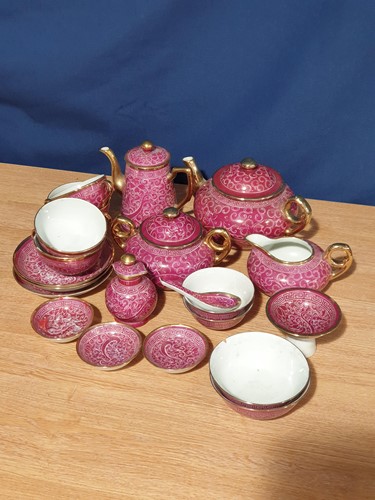 Lot 155 - Three Chinese porcelain part tea sets, 20th...
