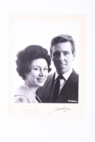 Lot 330 - TRH The Princess Margaret and Lord Snowdon, a...
