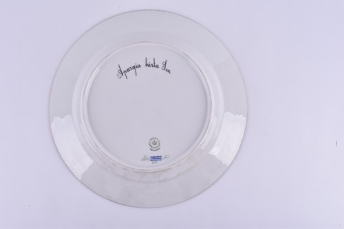 Lot 276 - A set of six 1970s Royal Copenhagen Flora...