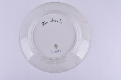 Lot 276 - A set of six 1970s Royal Copenhagen Flora...