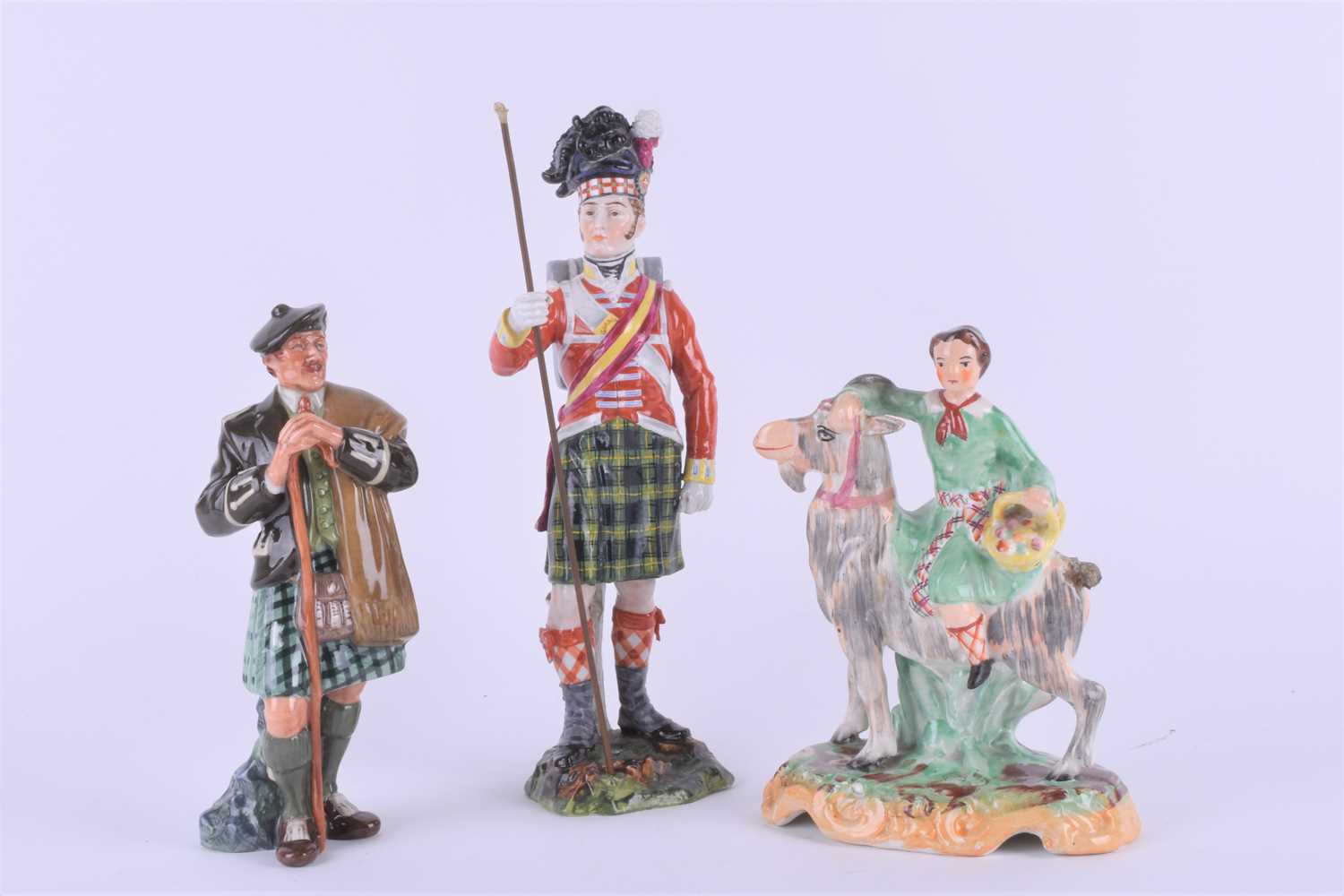 Lot 273 - An early 20th century Dresden porcelain figure...