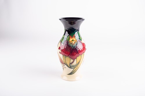 Lot 45 - A Moorcroft Anna Lily pattern vase, designed...