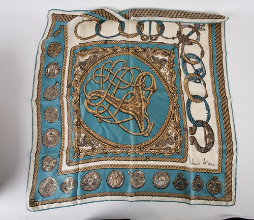 Lot 359 - A Hermes scarf designed by Phillipe Ledoux,...