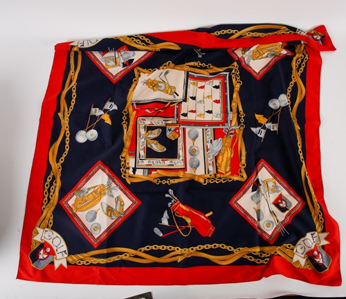 Lot 359 - A Hermes scarf designed by Phillipe Ledoux,...