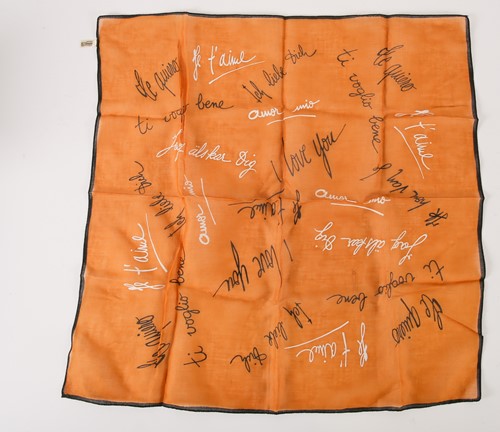 Lot 359 - A Hermes scarf designed by Phillipe Ledoux,...