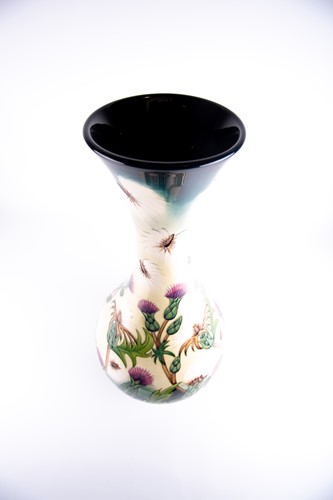 Lot 18 - A Large Moorcroft 'Thistledown' pattern vase,...