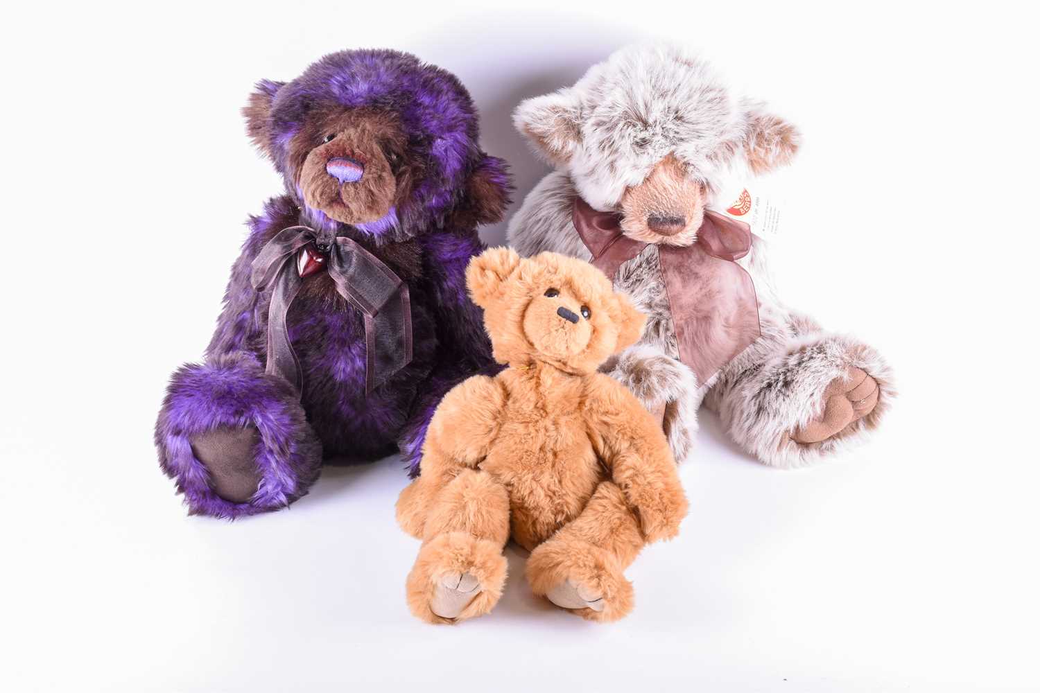 Lot 77 - Three Charlie Bear teddy bears, comprising...