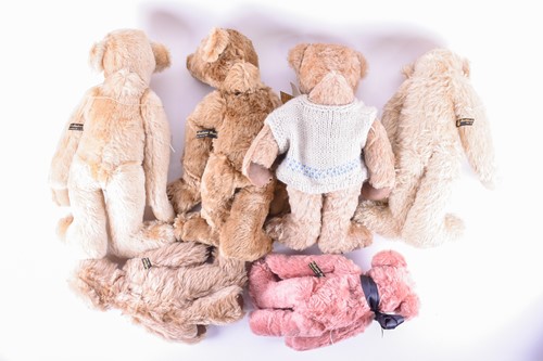 Lot 90 - Six Beechfield collectable teddy bears, to...