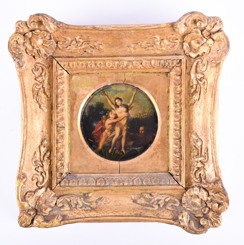 Lot 5 - A 19th century study of Classical figures, oil...
