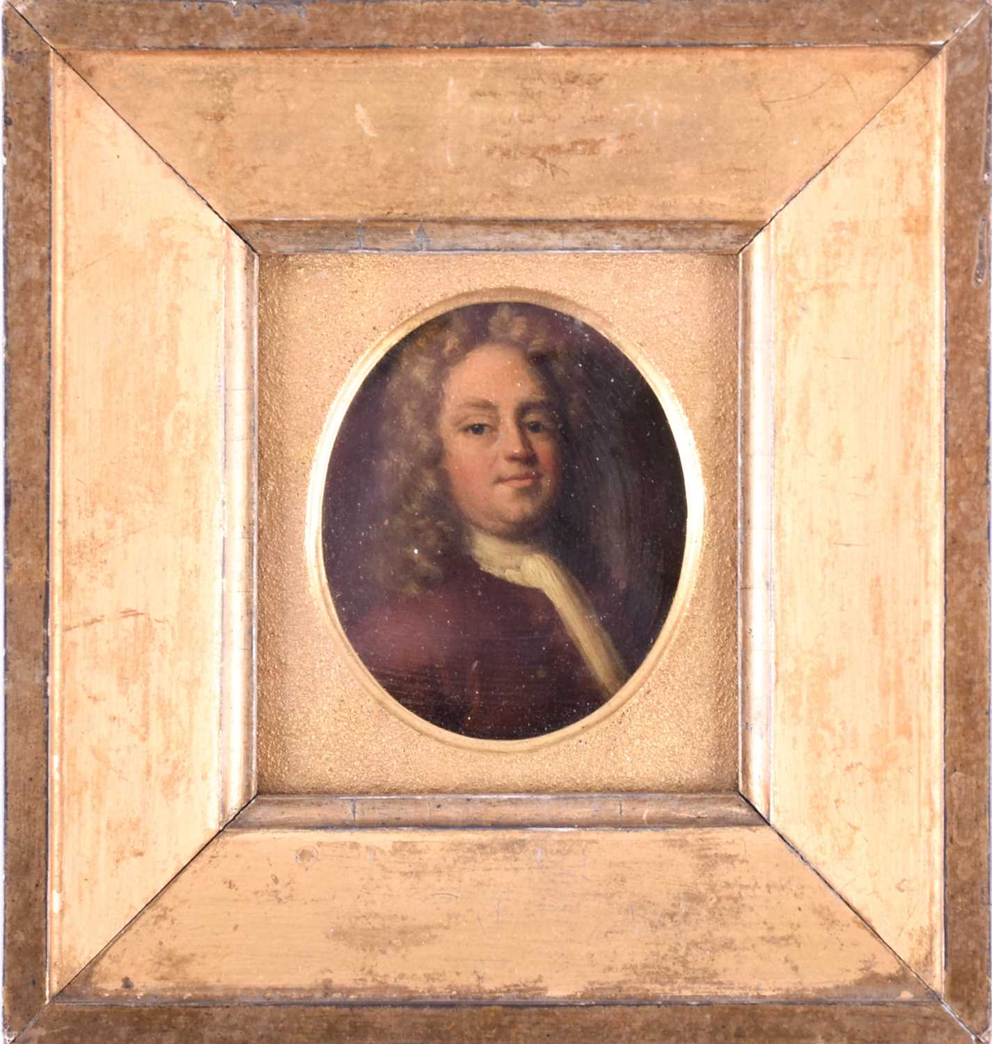 Lot 59 - An 18th century oval portrait miniature of a...