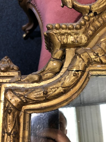 Lot 176 - A 19th century carved and gilded gesso...