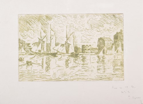 Lot 119 - Paul Signac (1863-1935) French, ‘Voiles a Sec...