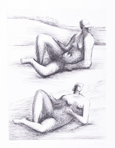 Lot 65 - Henry Moore (1898-1986) British, ‘Two...