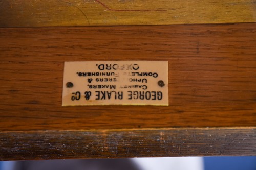 Lot 124 - A 1920s oak roll top clerk's desk, by George...