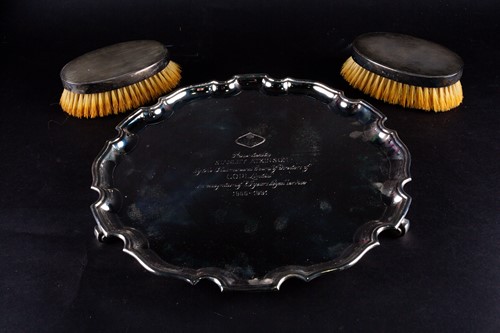 Lot 516 - A late 20th century Asprey silver presentation...