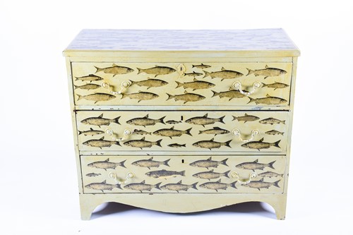 Lot 133 - A Liberty of London painted chest of drawers,...