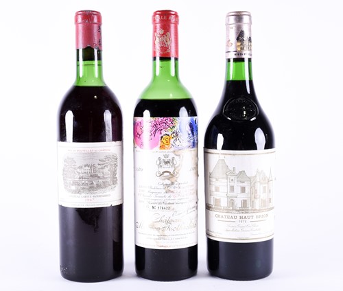 Lot 386 - Three 75cl bottles of vintage wine, comprising:...