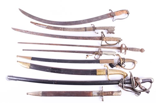 Lot 366 - A Swiss cavalry troopers sword, the ricasso...