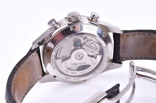 Lot 424 - A Tag Heuer Carrera automatic chronograph...