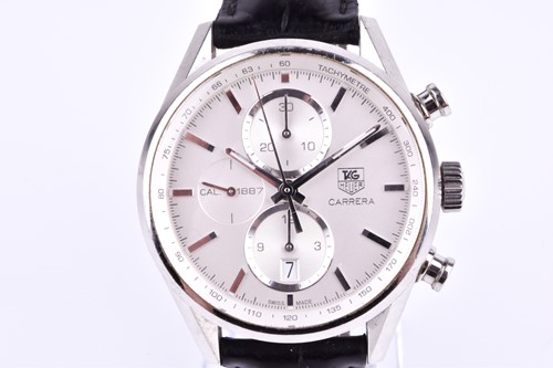 Lot 424 - A Tag Heuer Carrera automatic chronograph...