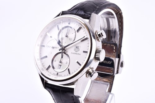 Lot 424 - A Tag Heuer Carrera automatic chronograph...