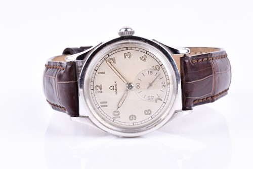 Lot 404 - Omega. A stainlesss steel gentleman's...
