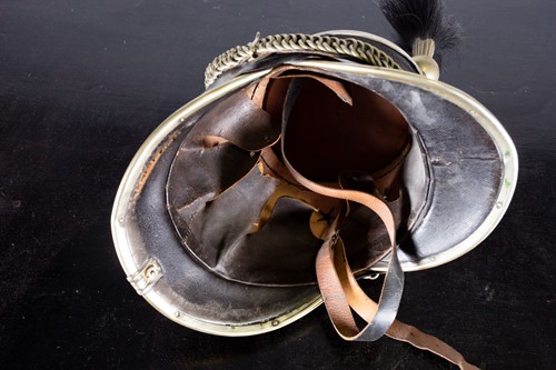 Lot 369 - A Swiss Army 1898 model Dragoons Shako, the...