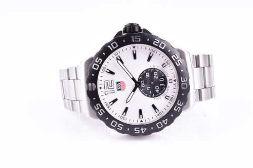 Lot 460 - A Tag Heuer Formula 1 stainless steel...