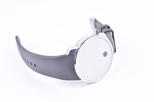 Lot 454 - A Movado Bold digital wristwatch, the large...