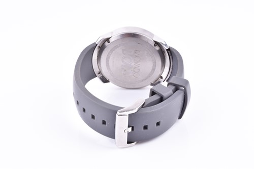 Lot 454 - A Movado Bold digital wristwatch, the large...