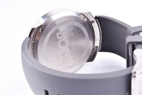 Lot 454 - A Movado Bold digital wristwatch, the large...