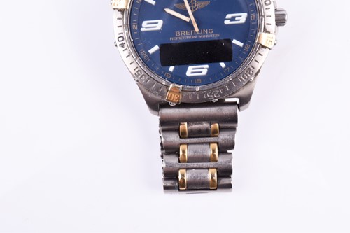 Lot 443 - A Breitling Aerospace titanium digital...