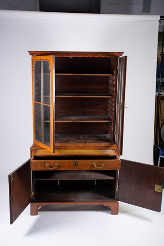 Lot 122 - An 18th century walnut and oyster wood...