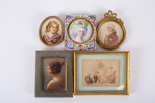 Lot 240 - A group of four 18th century and late...