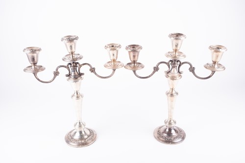 Lot 510 - A pair of Gorham filled sterling silver...