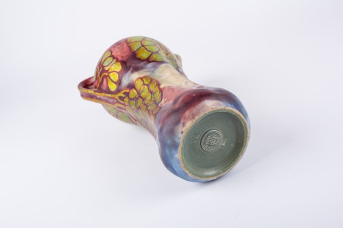 Lot 294 - A Zsolnay Pecs irridescent vase of art nouveau...