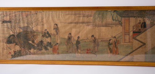Lot 234 - 中国，丝绸画卷一副，清代