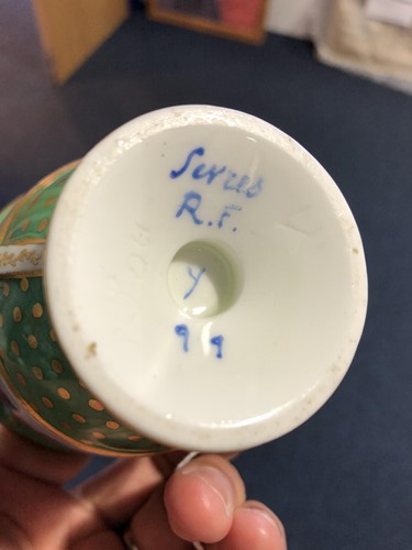 Lot 297 - A late 18th century Serves two handled cup,...