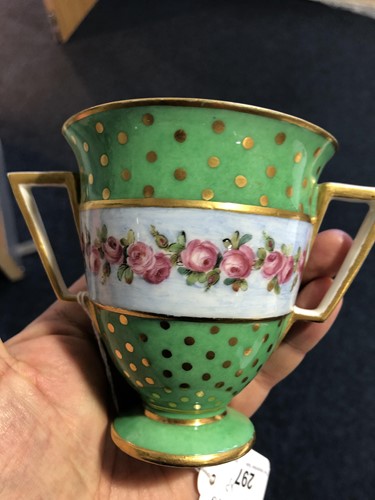 Lot 297 - A late 18th century Serves two handled cup,...