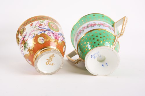 Lot 297 - A late 18th century Serves two handled cup,...