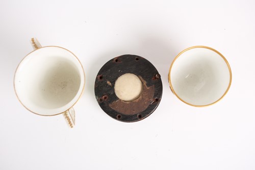 Lot 297 - A late 18th century Serves two handled cup,...