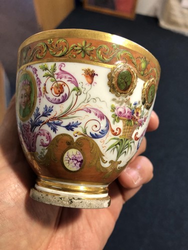 Lot 297 - A late 18th century Serves two handled cup,...