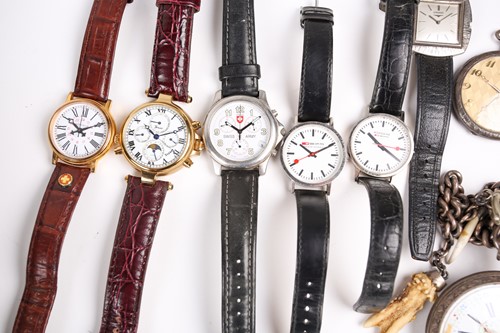 Lot 418 - A collection of assorted watches including a...