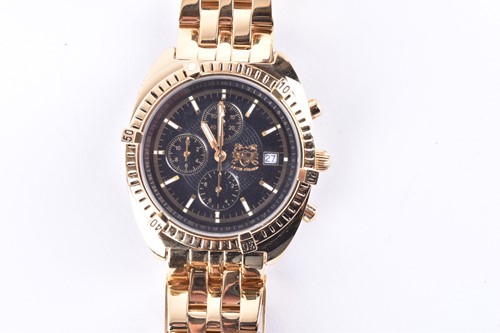 Lot 461 - An Aston Gerard gold plated chronograph...