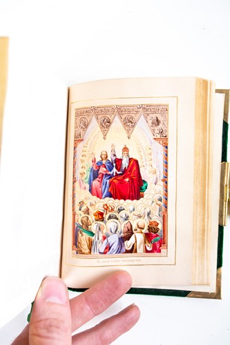 Lot 290 - A 19th century hand-coloured book of hours...