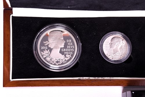 Lot 402 - Two Royal Mint silver proof sets, comprising...