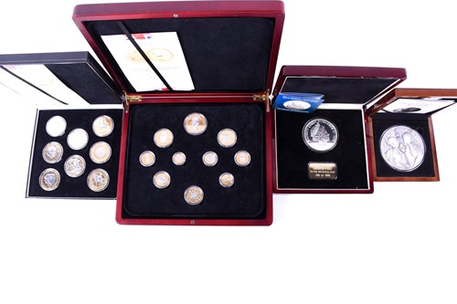Lot 409 - The London Mint Office commemorative coin...