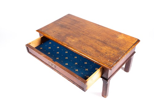 Lot 94 - An oak antique style coffee table, the...
