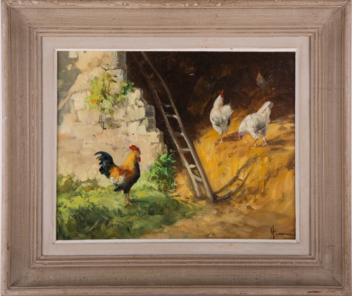 Lot 26 - 20th century French school, a rooster and two...